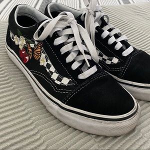 Old Skool Vans with Embroidered Patches